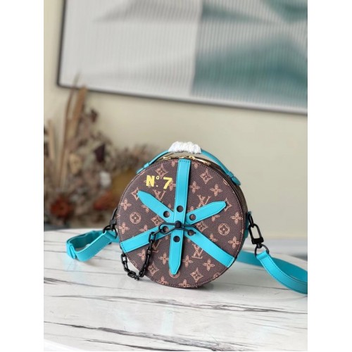 Louis Vuitton Monogram Canvas M59706 albastru deschis