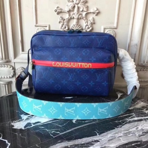 Geantă Louis Vuitton Monogram Canvas MESSNGER 43845 Albastră