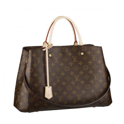 Geantă Louis Vuitton Monogram Canvas Montaigne GM M41067 din pânză, model 2014