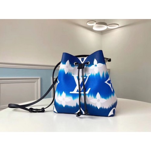 Louis Vuitton Monogram Canvas Neonoe Original Leather M45126 Albastru