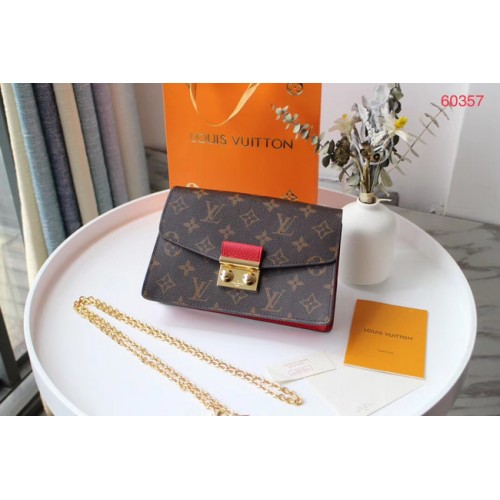 Geantă Louis Vuitton Monogram Canvas Original Chain M60357 roșie
