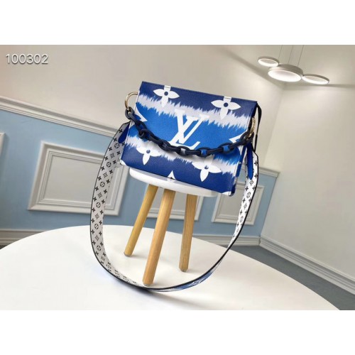 Louis Vuitton Monogram Canvas Original Leather M68137 albastru