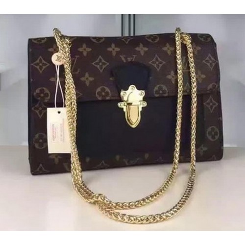 Geantă Louis Vuitton Monogram Canvas PALLAS CHAIN M41731 Negru