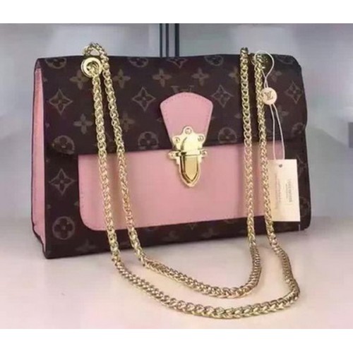 Geantă Louis Vuitton Monogram Canvas PALLAS CHAIN M41731 Roz