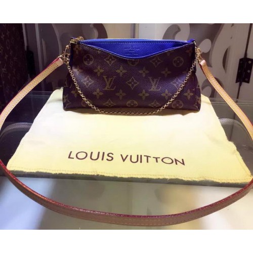 Poșetă Louis Vuitton Monogram Canvas PALLAS CLUTCH M41638 Albastră