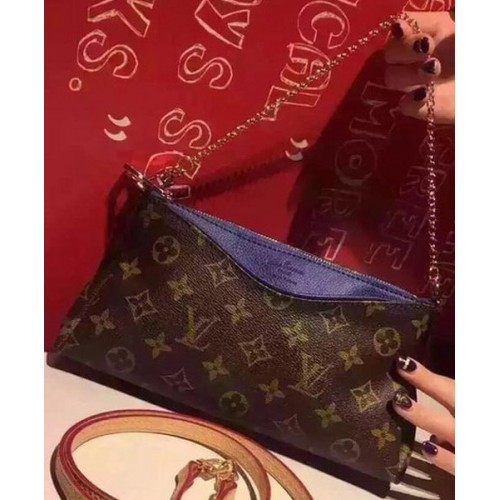 Louis Vuitton Monogram Canvas PALLAS CLUTCHES M41638 Albastru
