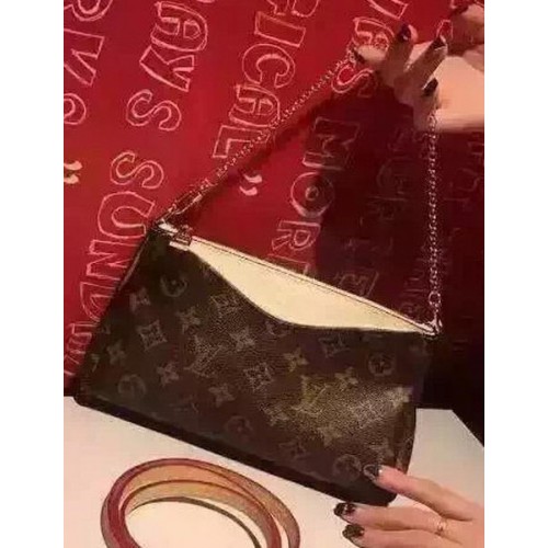 Louis Vuitton Monogram Canvas PALLAS CLUTCHES M41638 Roz deschis