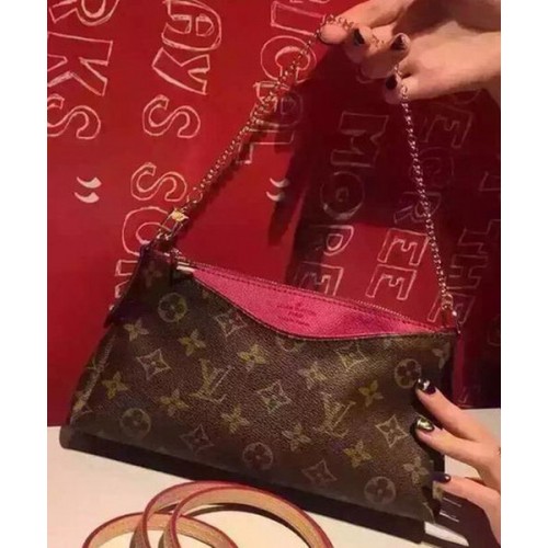 Louis Vuitton Monogram Canvas PALLAS CLUTCHES M41638 Roșu