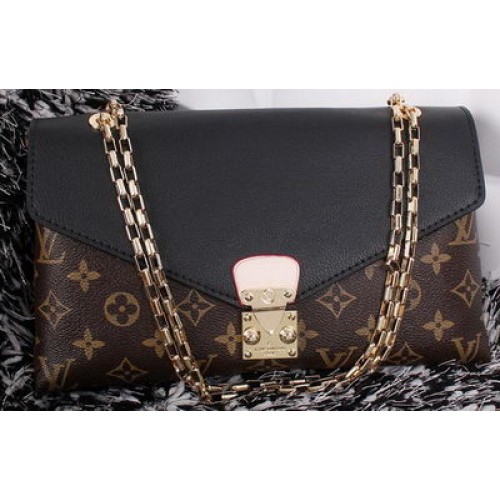 Geantă Louis Vuitton Monogram Canvas Pallas Chain Aurore M41200 Neagră