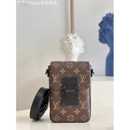 Portofel vertical Louis Vuitton Monogram Canvas S-LOCK M81524 Negru