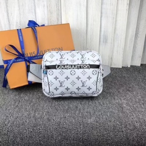 Borsetă Louis Vuitton Monogram Canvas SAC CEINTRE PM M42828 Argintiu