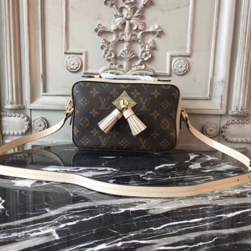 Geantă de umăr Louis Vuitton Monogram Canvas 44258 Alb