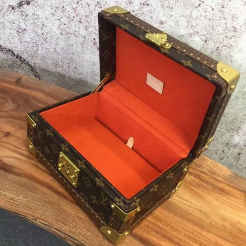 Louis Vuitton Monogram Canvas Treasure Box 40666 Roșu deschis