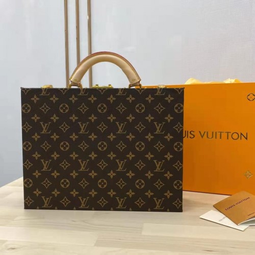 Louis Vuitton Monogram Canvas Treasure Box Original Leather 40688 Maro