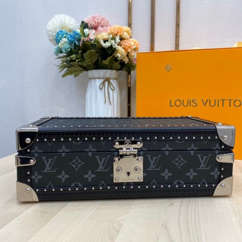 Ceas Louis Vuitton Monogram Canvas Box 40664 Black