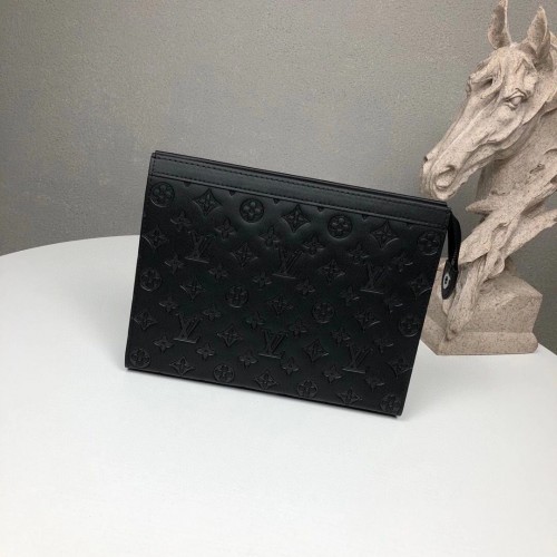 Louis Vuitton Monogram Eclipse POCHETTE VOYAGE MM M61692 Negru