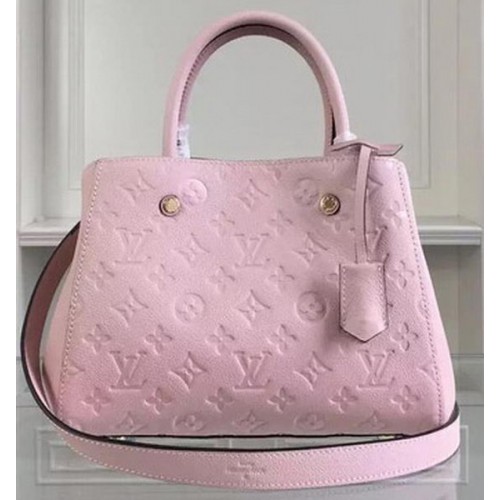 Geantă Louis Vuitton Monogram Empreinte Montaigne BB M50665 Roz