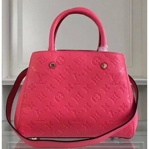 Geantă Louis Vuitton Monogram Empreinte Montaigne BB M50665 Roz