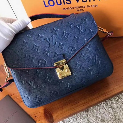 Louis Vuitton Monogram Empreinte METIS POUCH M41488 Albastru