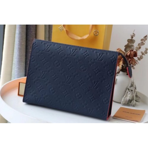 Husă de călătorie Louis Vuitton Monogram Empreinte MM M41058 Bleumarin