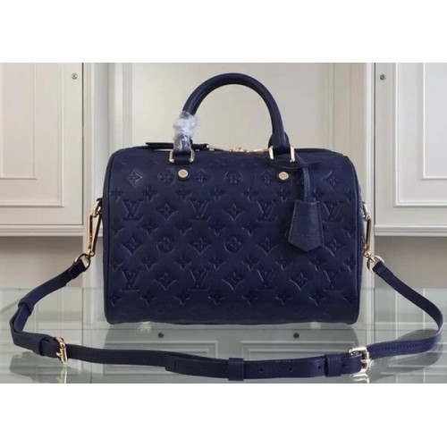 Geanta de umar Louis Vuitton Monogram Empreinte Speedy 30 M91330 Royal