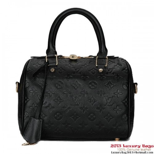 Louis Vuitton Monogram Empreinte Speedy Bandouliere 25 M40762 Negru