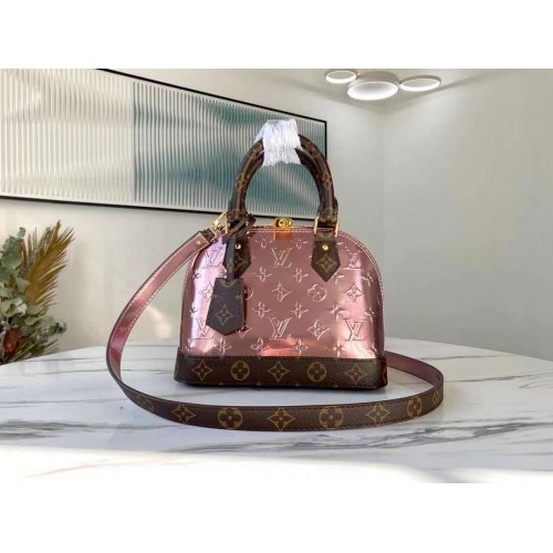 Geanta Louis Vuitton Monogram Vernis Alma BB M91606 Roz