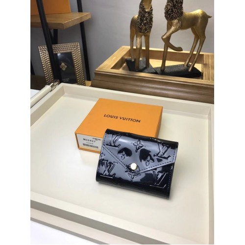 PORTOfel Louis Vuitton Monogram Vernis VICTORINE M62427 negru