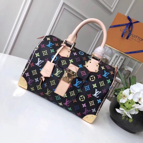 Geantă Louis Vuitton Monogram pânză 2569 neagră