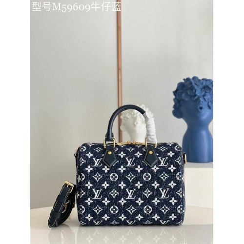 Louis Vuitton Monogram denim M59609 Bleumarin
