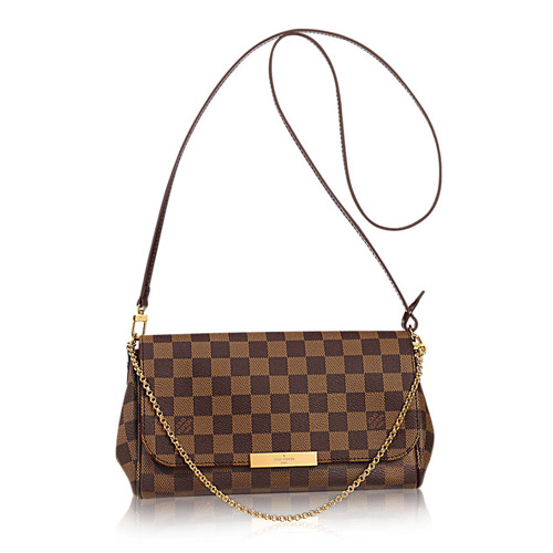 Geantă MM preferată din pânză Louis Vuitton N41129 Damier Ebene