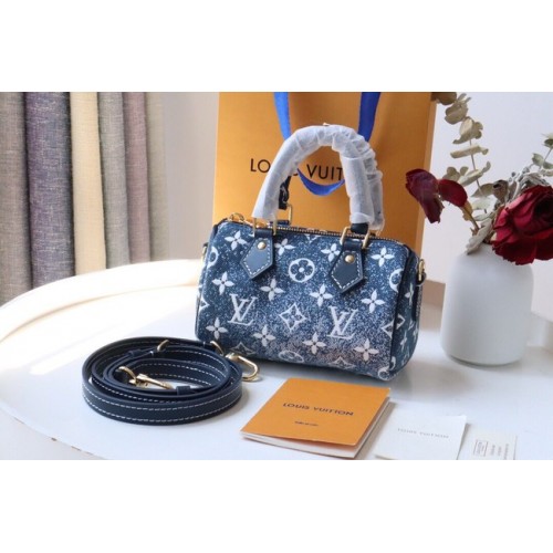 Louis Vuitton NANO SPEEDY M81213 albastru
