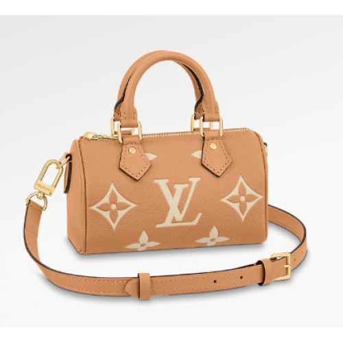 Louis Vuitton NANO SPEEDY M81457 Bej Crem