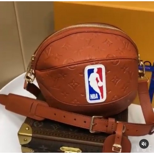 Geantă de umăr Louis Vuitton NBA Ball in Basket M57974 Maro