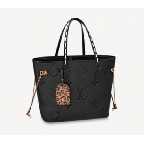 Geantă Louis Vuitton NEVERFULL MM M45856 neagră