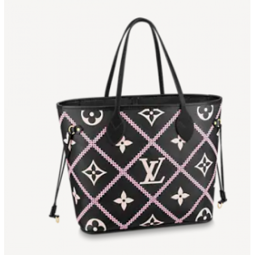 Geantă Louis Vuitton NEVERFULL MM M46040 neagră