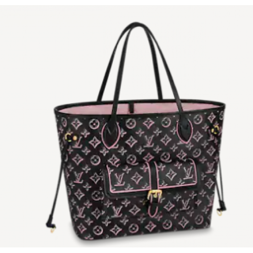 Geantă Louis Vuitton NEVERFULL MM M46137 Negru