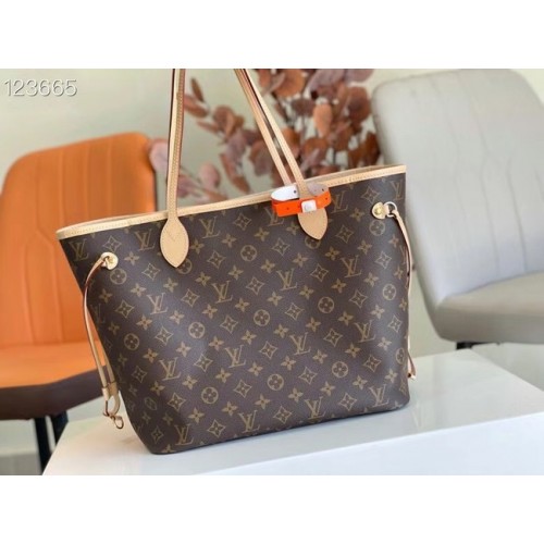 Geantă Louis Vuitton NEVERFULL MM M50336 roz