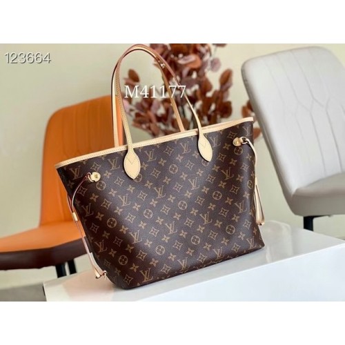 Geantă Louis Vuitton NEVERFULL MM M50336 roșie