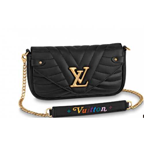 Geantă Louis Vuitton NEW WAVE cu lanț M63956 neagră