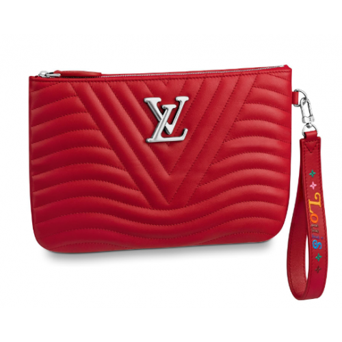 Geantă de mână Louis Vuitton NEW WAVE cu fermoar M67500 roșie