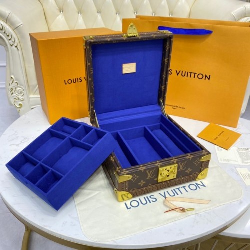 Louis Vuitton CUTIȚĂ BIJUTERII NICE M44185 albastră