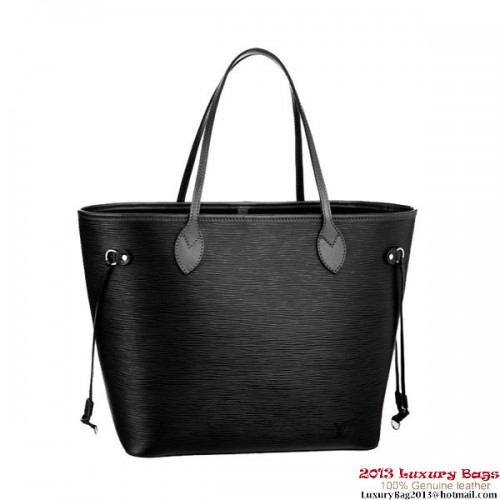 Geantă Louis Vuitton Neverfull MM Epi Leather M40932 Negru