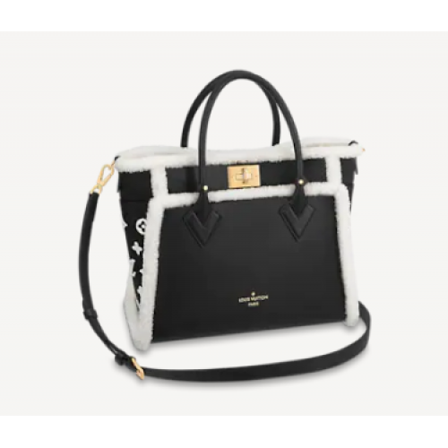 Geantă Louis Vuitton ON MY SIDE MM M58908 neagră