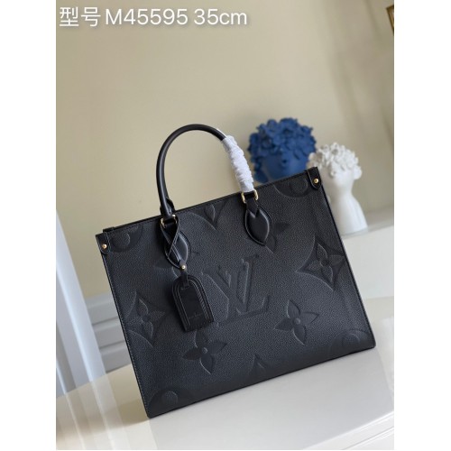 Geantă Louis Vuitton ONTHEGO MM M45595 Negru