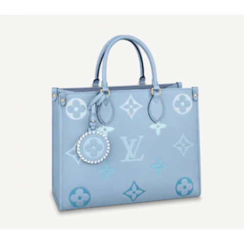 Louis Vuitton ONTHEGO MM M45718 Albastru de vară