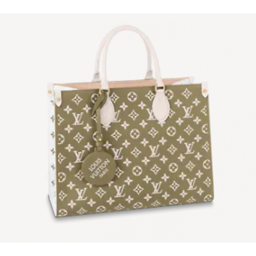 Geantă Louis Vuitton ONTHEGO MM M46060 Khaki