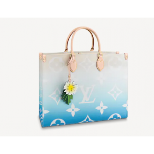 Geantă Louis Vuitton ONTHEGO MM M57639 albastră