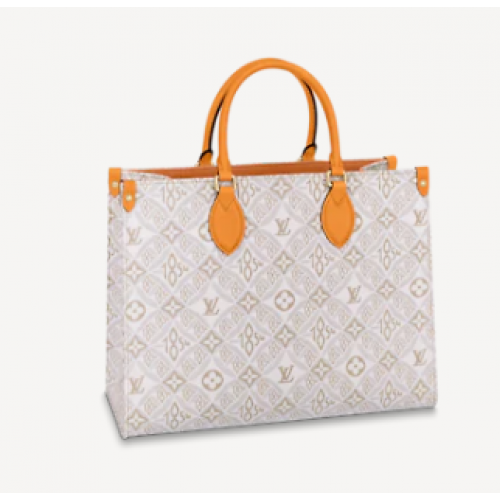 Geantă Louis Vuitton ONTHEGO MM M59614 Ecru Caramel