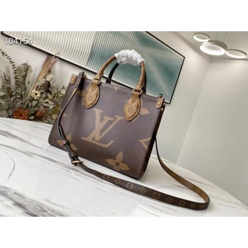 Geantă tote medie Louis Vuitton Onthego M45039 BROWM